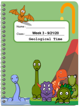 Preview of Geologic Time Scale Digital Interactive Notebook