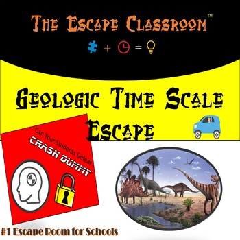 Preview of Geologic Time Scale Escape Room | The Escape Classroom