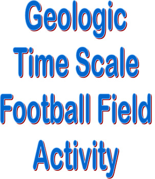 Geologic Time Scale Football Field Activity By Charlie Ridenour