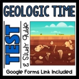 Geologic Time Test and Study Guide