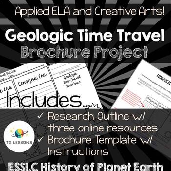 geologic time travel brochure