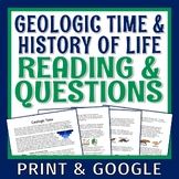 Geologic Time and History of Life on Earth Reading Article