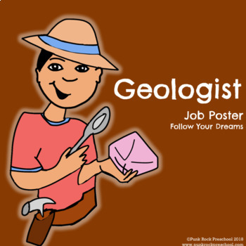 Preview of Geologist Poster - Discover Your Passions