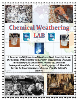 Preview of Geology: CHEMICAL Weathering LAB (Materials Optional). IMAGES/FUN/EASY!