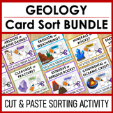 Geology Card Sort BUNDLE | Geology Sorting Tasks BUNDLE