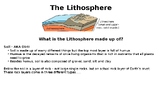 Geology - Earth's Lithosphere PowerPoint