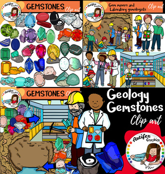 Preview of Geology-Gemstones, Gem Miner and laboratory gemologists- Big set of 98 images!