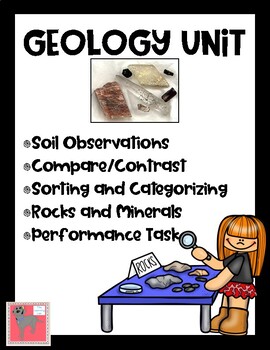 Preview of Geology Unit NGSS ESS2: Rocks, Minerals, Soil, Inquiry--Updated!