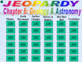 Geology and Astronomy Jeopardy Power Point with Interactiv