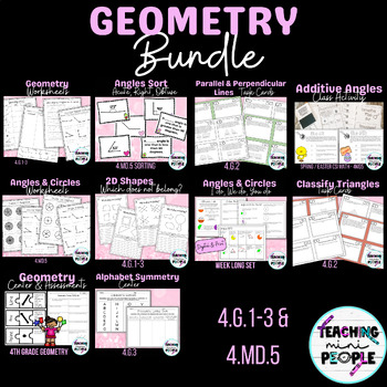 Preview of Geometry Bundle | 4th Grade