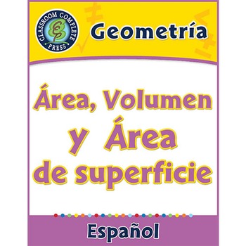 Preview of Geometría: Área, Volumen y  Área de superficie Gr. 3-5