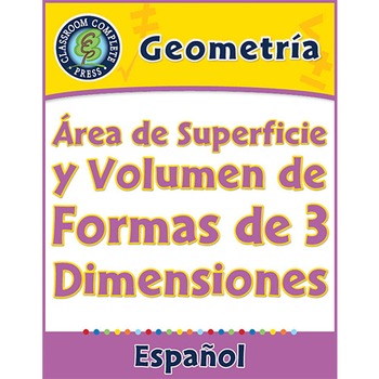 Preview of Geometría: Área de Superficie y Volumen de Formas de 3 Dimensiones Gr. 6-8