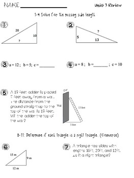 Preview of Geometric Applications of Exponents Unit Review