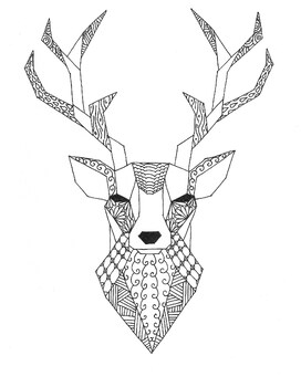 Preview of Geometric Buck Head