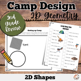 Geometric Camp Design | 2D Shapes Drawing Activity | Campi