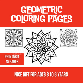 Preview of Geometric Coloring Pages