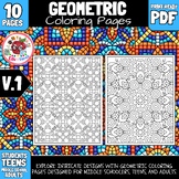 Geometric Coloring Pages V1 | Middle School Back To School
