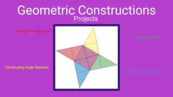 Preview of Geometric Constructions (Art) Projects