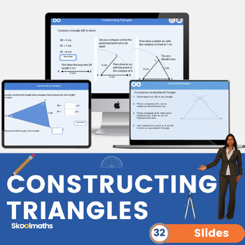Preview of Geometric Constructions: Constructing Triangles Digital Resources CCSS.7.G.A.2