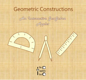 Preview of Geometric Constructions - Triangles - Math -Interactive GeoGebra Applet