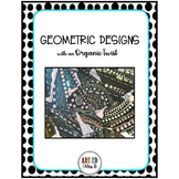 Easy Art Lesson - Geometric & Organic Shapes & Lines - Mat