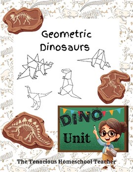 Preview of Geometric Dinosaur Designs
