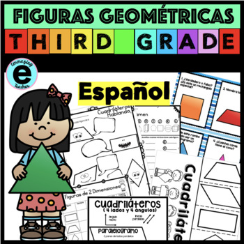 Preview of Geometric Figures in Spanish (3.6A, 3.6B, 3.6E)