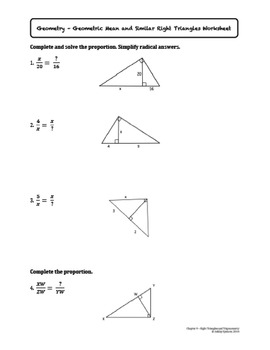 angles in similar triangles homework 5