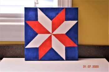 Preview of Barn Quilt Wooden Painted Art Project