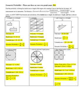 31 Geometric Probability Worksheet Answer Key - Free Worksheet Spreadsheet