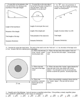 unit 12 probability homework 3 geometric probability answer key