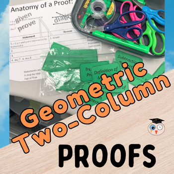 Give your students the tools they need to learn about using two-column proofs.