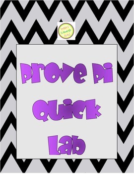 Preview of Geometric Proof of Pi - Quick Lab Activity - Perfect for Pi Day or Anytime
