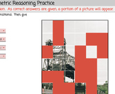 Geometric Reasoning Practice with Picture Reveal
