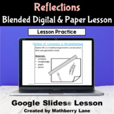 Geometric Reflections Google Slides Lesson Plan Guided Not