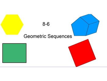 Preview of Geometric Sequences