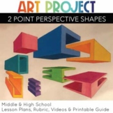 Art lesson Two-Point Perspective