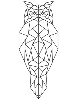 Geometric Shape Animal, Geometric Art Activity, by MitaW | TPT
