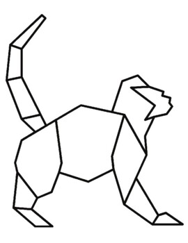 Geometric Shape Animal, Geometric Art Activities for kids by MitaW