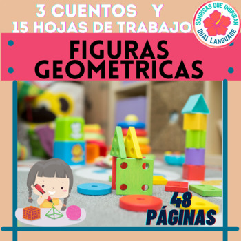 Preview of Geometric Shapes 2D and 3D in Spanish Figuras Geométricas