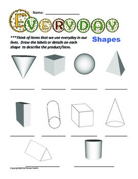 Poster Figure Geometriche Solide per Bambini (teacher made)