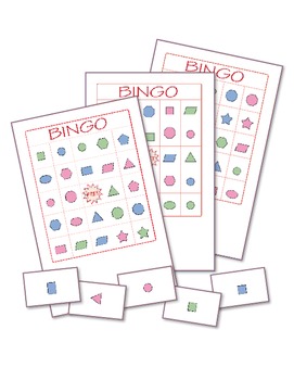 Preview of Geometric Shapes Bingo ★ FREEBIE ★