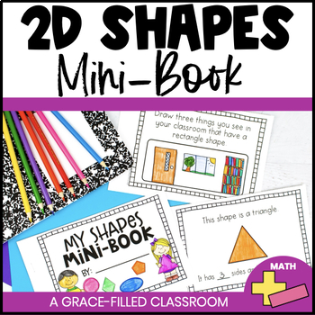 Preview of 2D Shapes Interactive Mini-Book