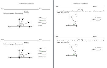 7th Grade Geometry: Angles in Geometric Figures by Lessons ...