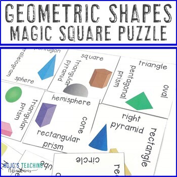 Preview of 3D Shapes Worksheet Alternatives | Geometric Solids Centers or Games