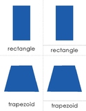 Geometric Shapes Nomenclature Cards