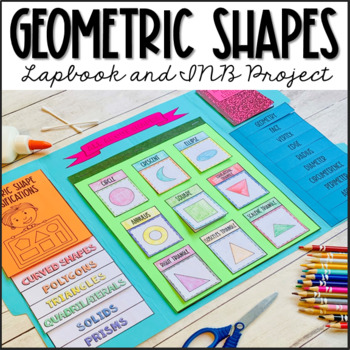 Preview of Geometric Shapes | Lapbook and Interactive Notebook