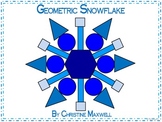Geometric Snowflake for Winter 2D Shapes
