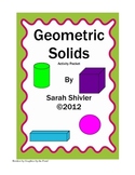 Geometric Solids Activity Packet: Fun with 3-D Shapes
