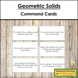 Montessori Geometric Solids Command Cards - Primary Geometry